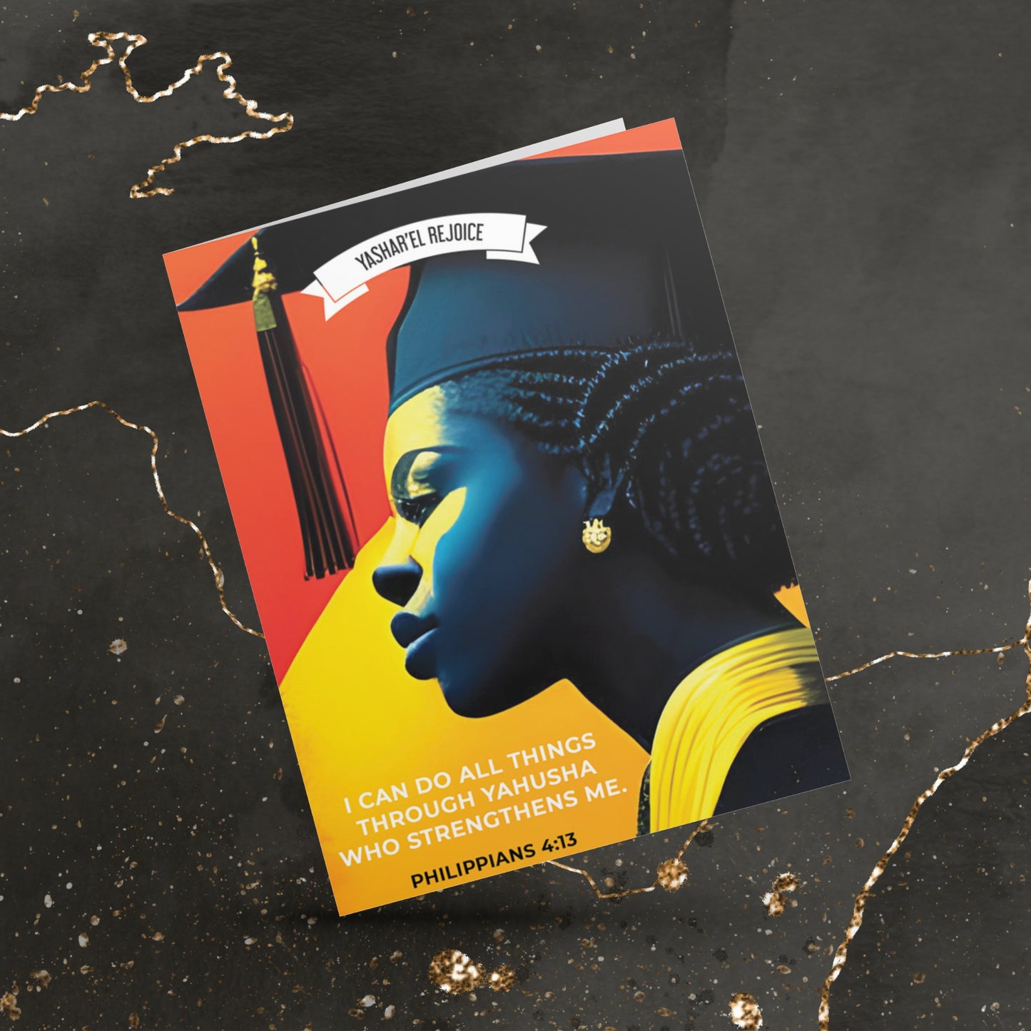 Achoti Philippians 4:13 Graduation Greeting Card