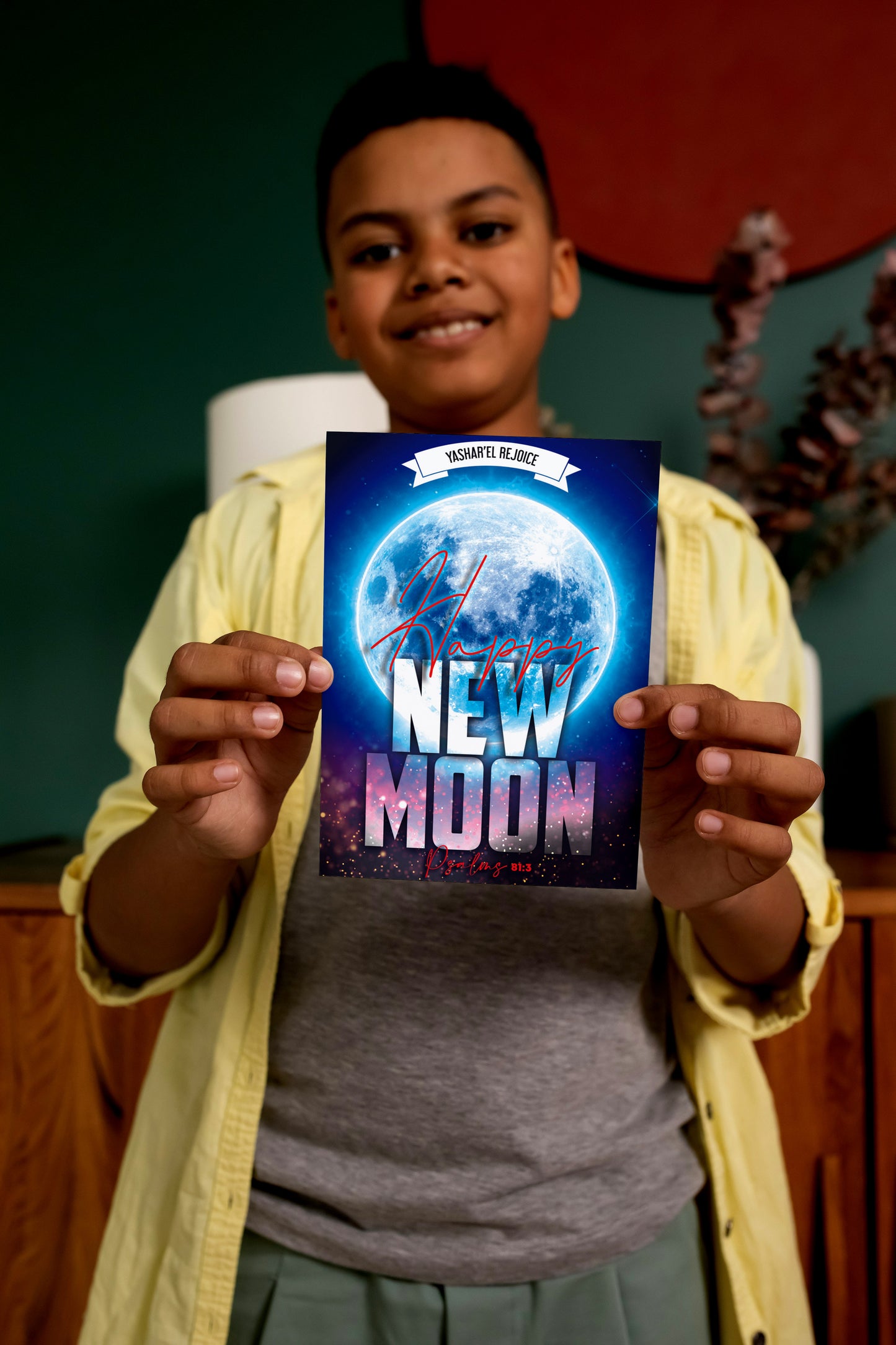 HAPPY NEW MOON Greeting Card