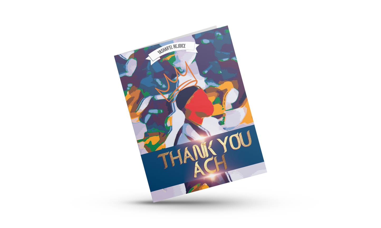 Thank You Ach Greeting Card