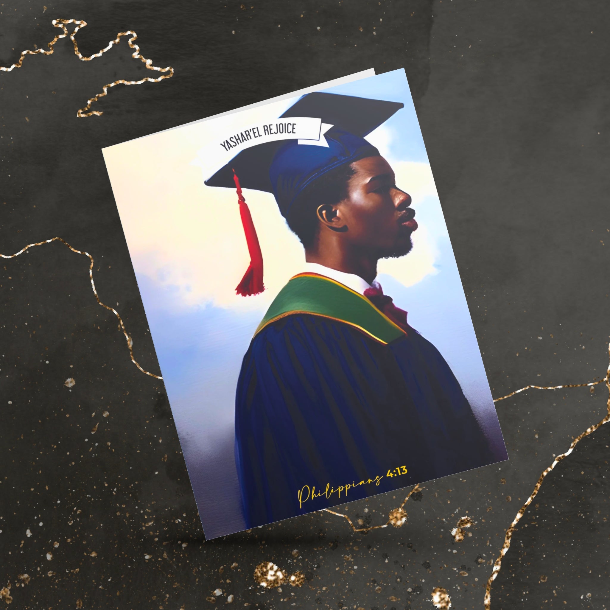 Ach Philippians 4:13 Graduation Greeting Card