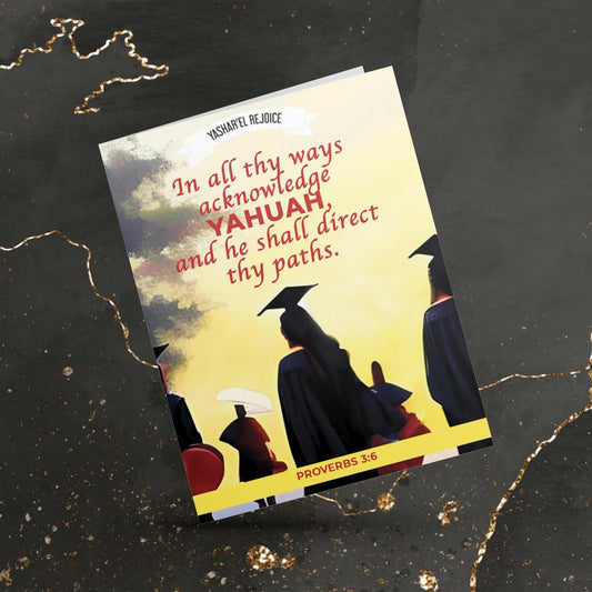 Proverbs 3:6 Graduation Greeting Card
