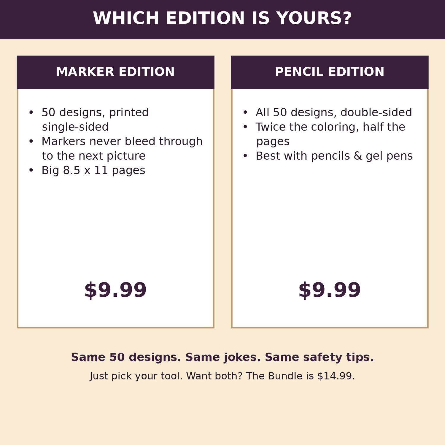 Marker Edition vs Pencil Edition comparison