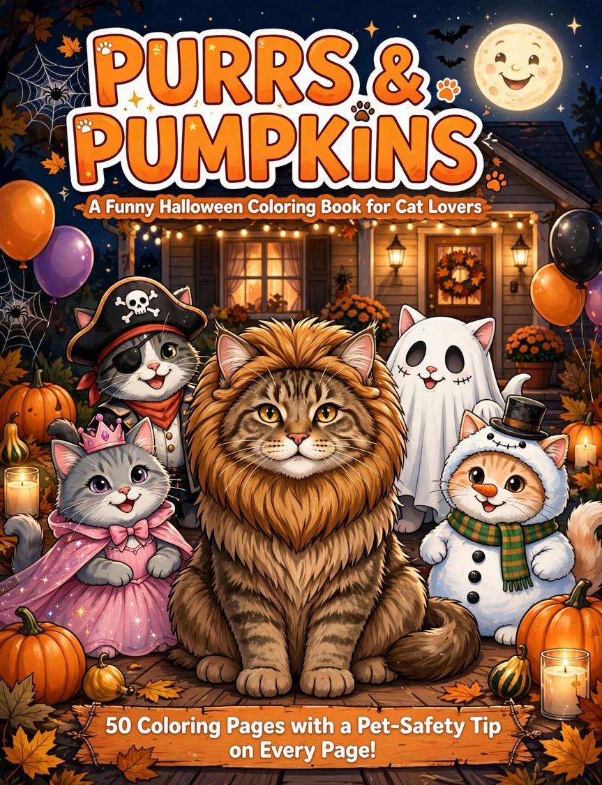 Purrs & Pumpkins — Both Editions Bundle (Printable PDFs)