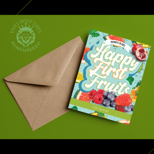 Feast of First Fruits Greeting Card