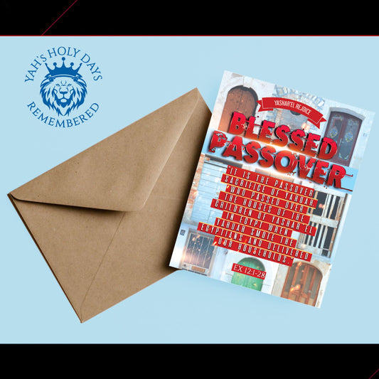 Blessed Passover Greeting Card