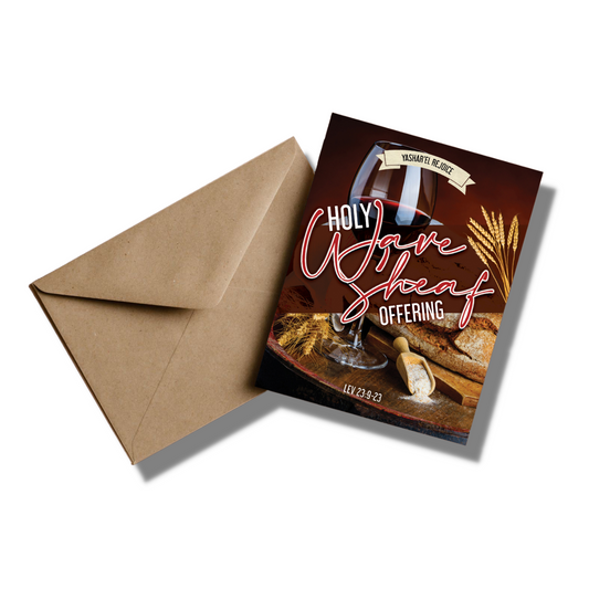 Holy Wave Sheaf Offering Greeting Card